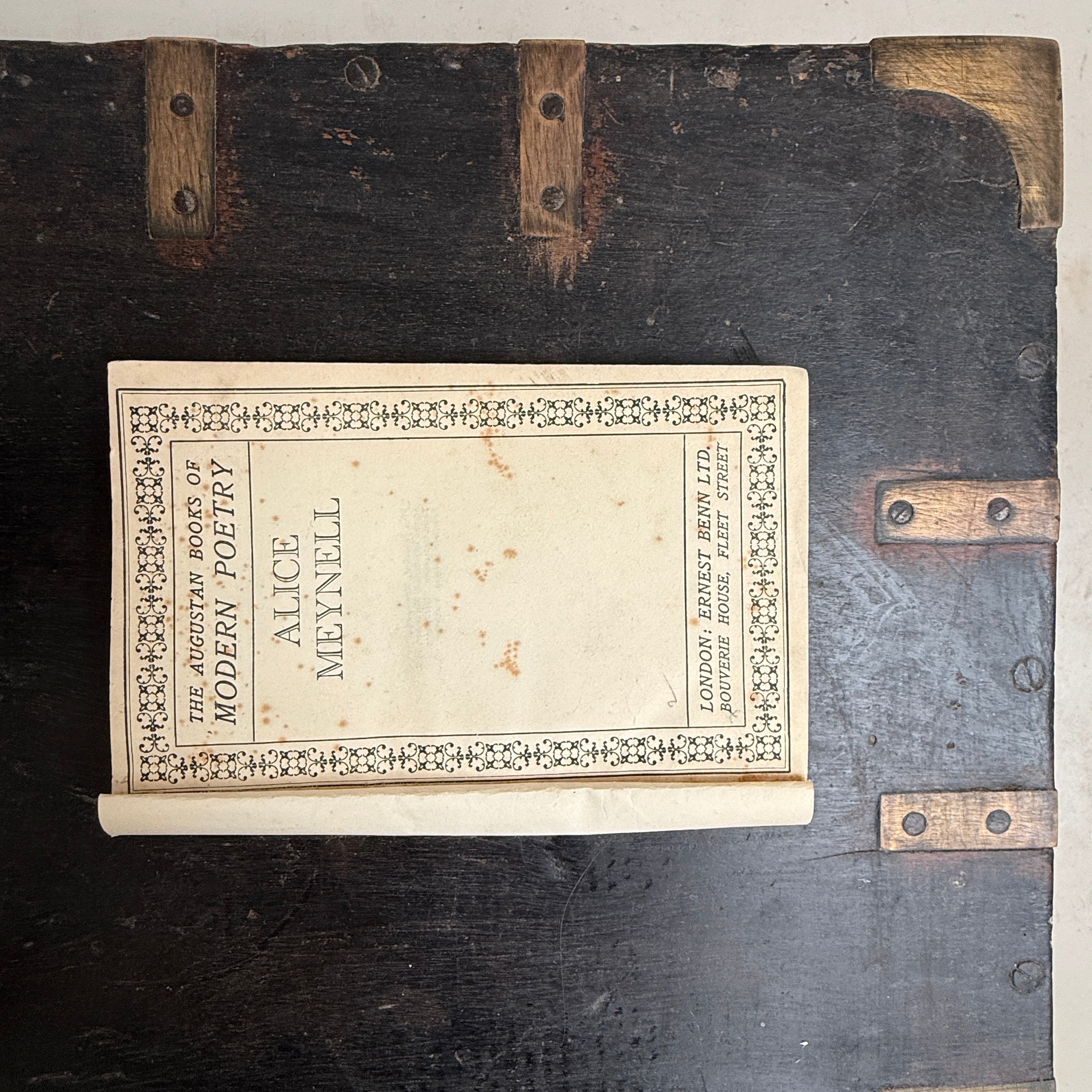Large Antique Teak Merchant’s Trunk | Frieth