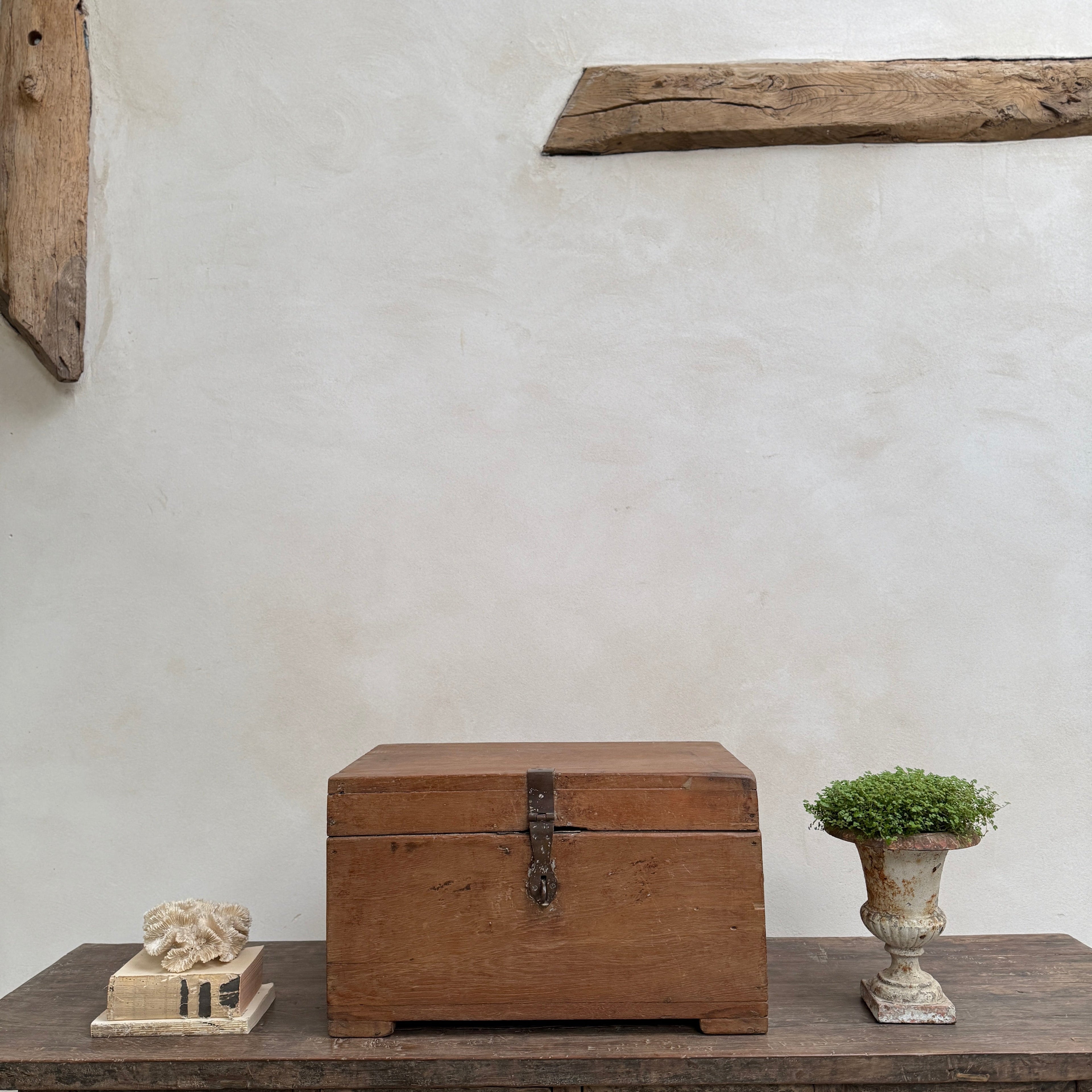 Antique watchmaker's storage chest