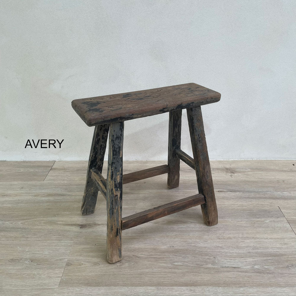 Antique Wooden Small Utility Bench