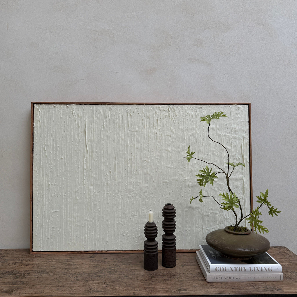 Abstract Cotton Paper Lines Artwork