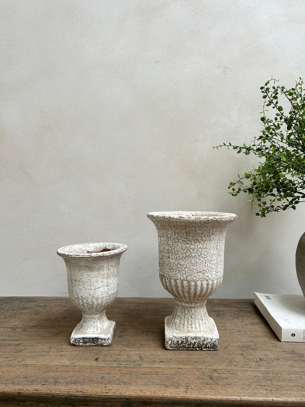 Amelia Crackle Glaze Urn