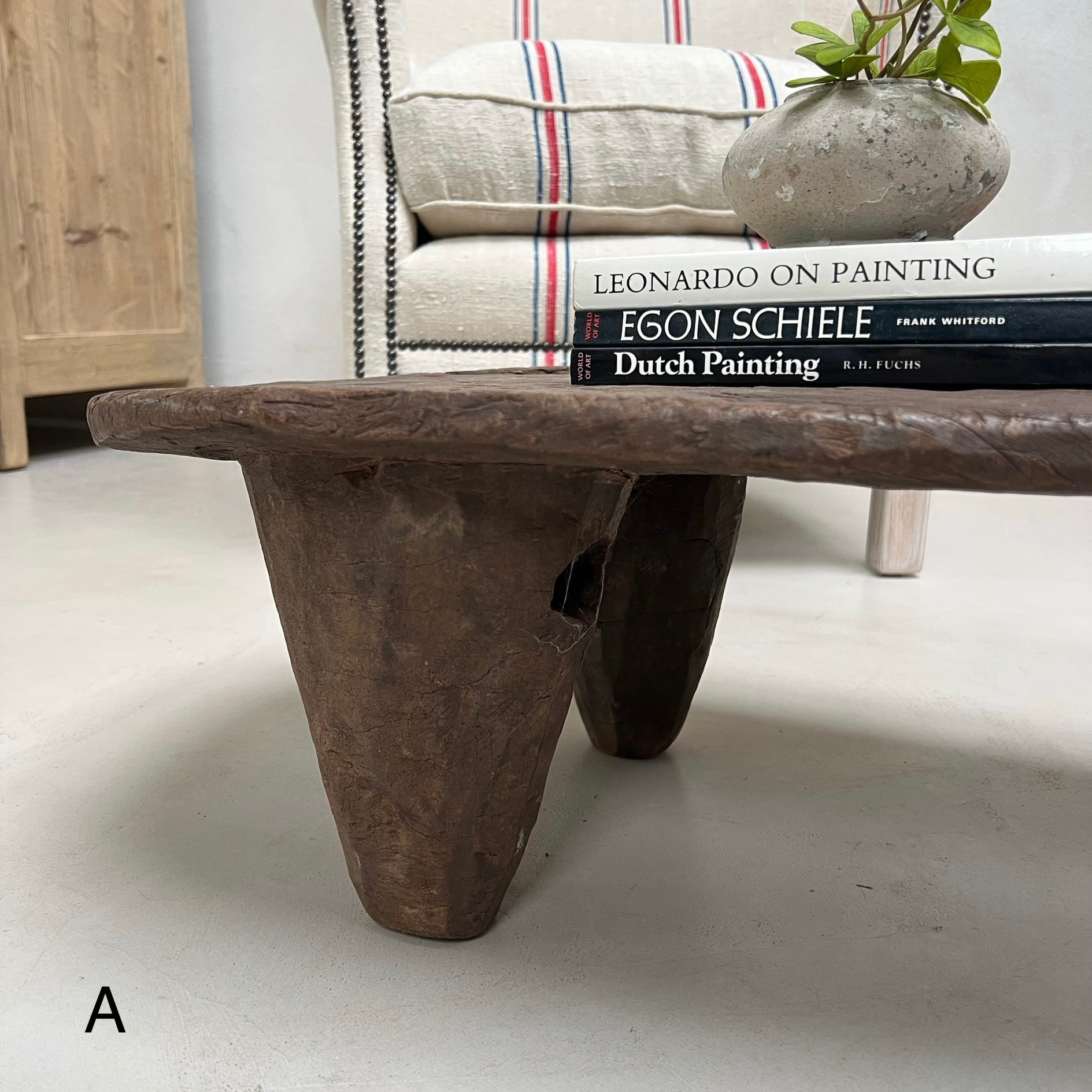 Antique African Naga Side Table