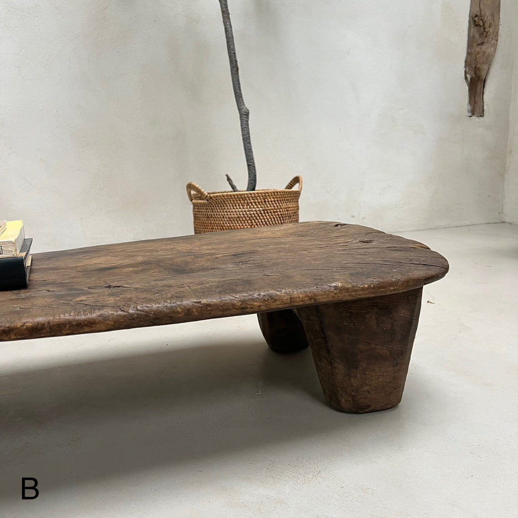 Antique African Naga Side Table