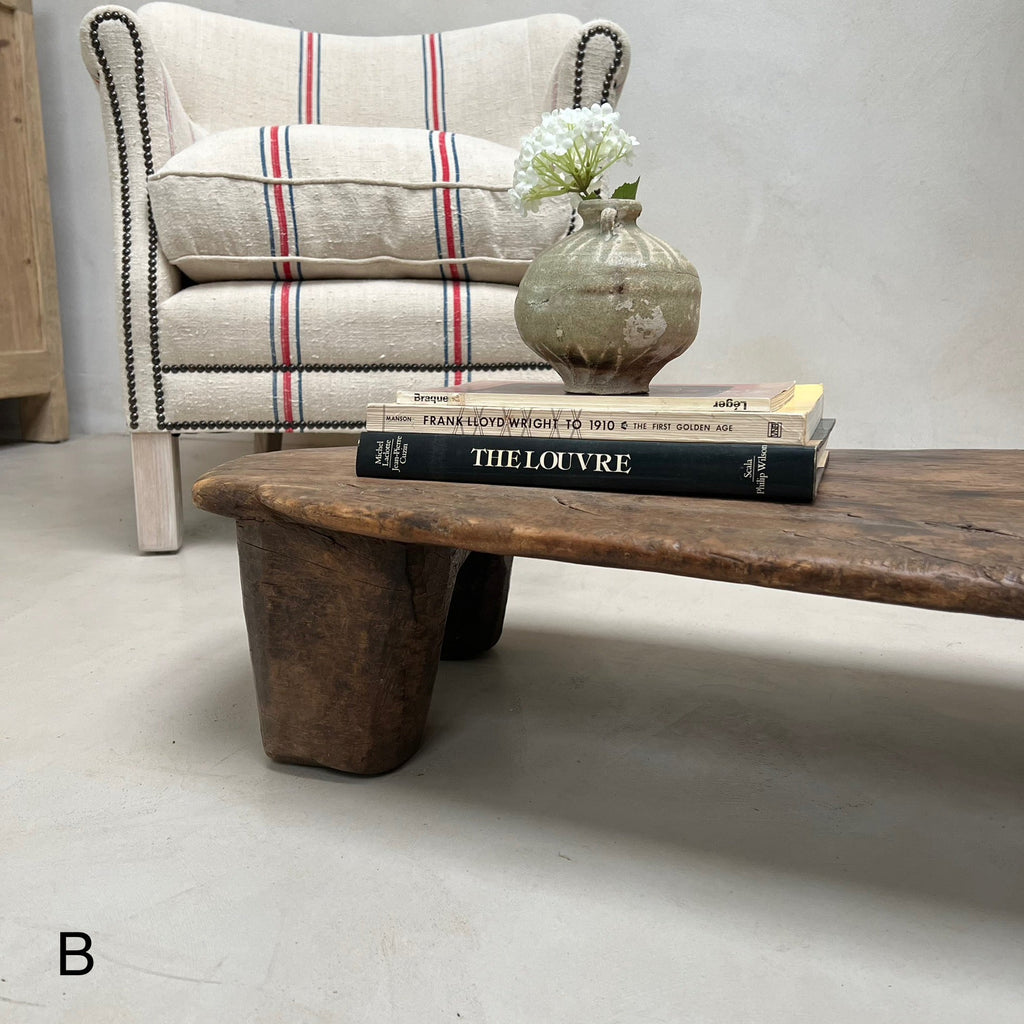 Antique African Naga Side Table