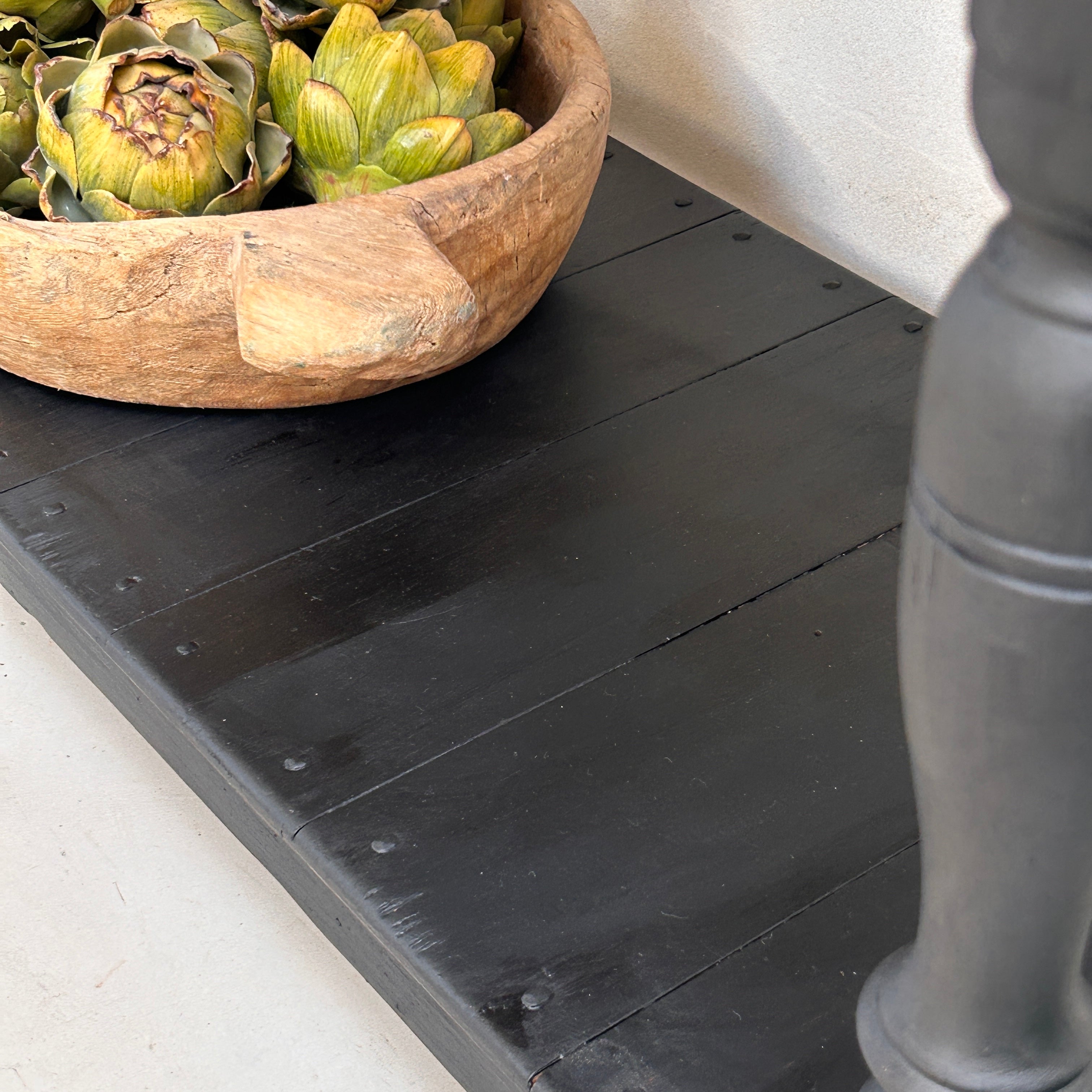 Antique Black Console Table | Winchcombe