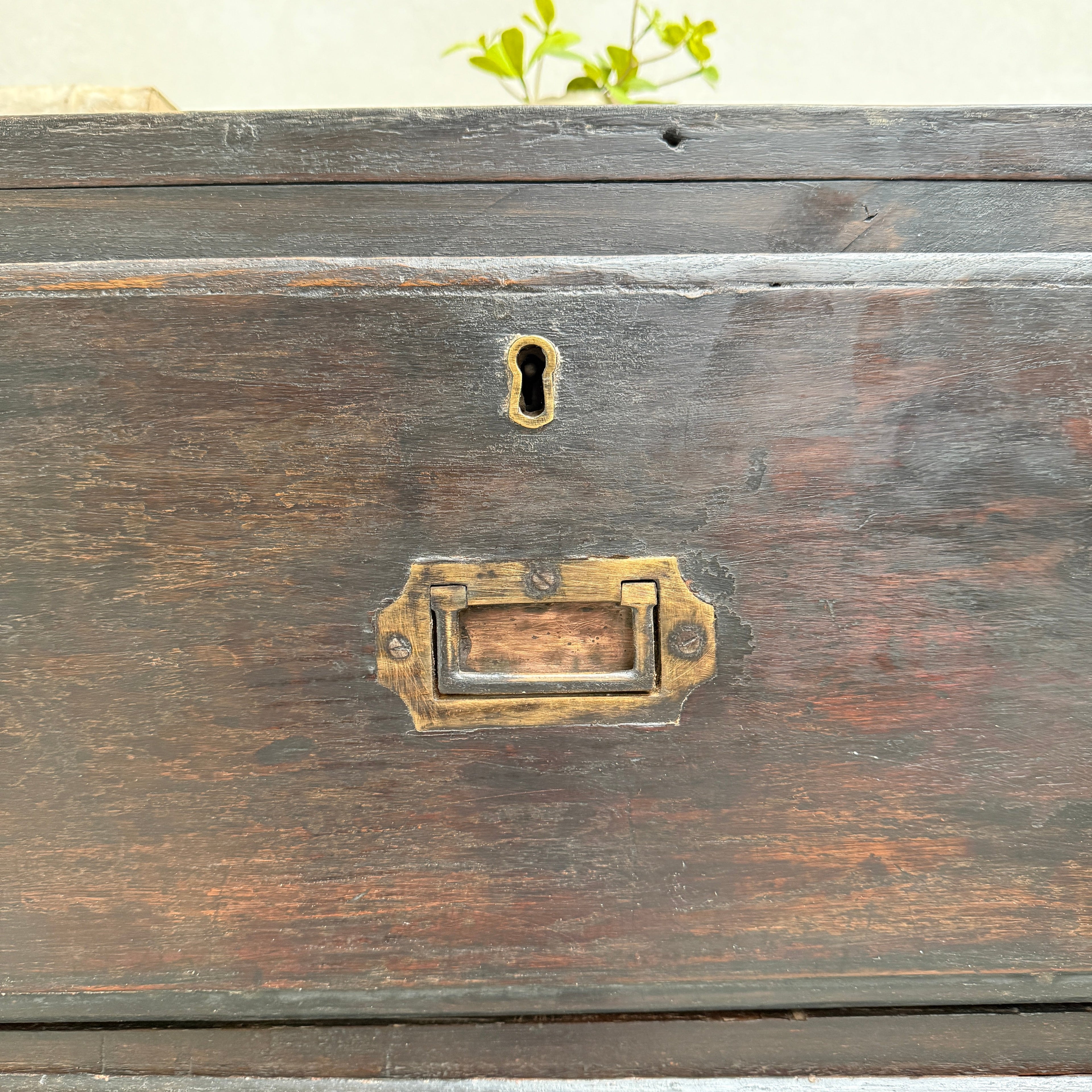 Antique Campaign Chest of Drawers Jasper