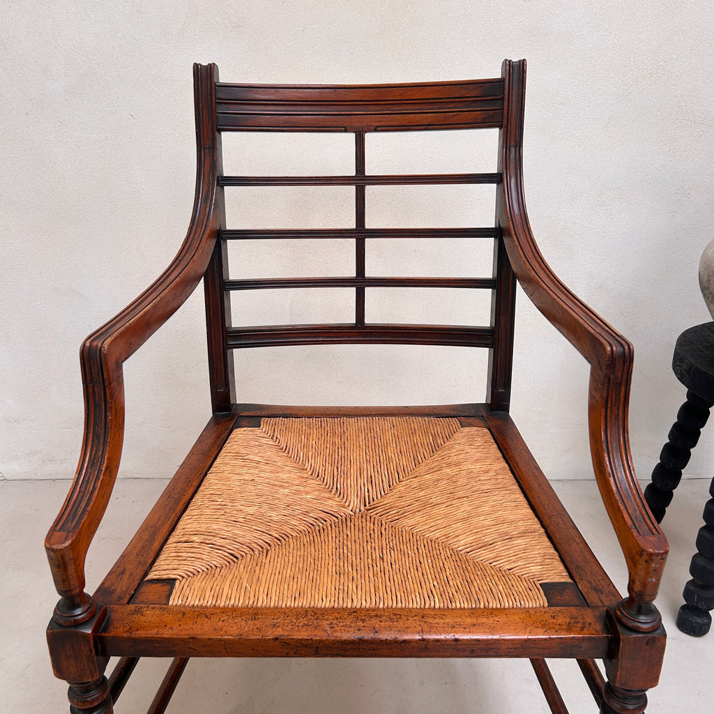 Antique Cane Seat Chair | Windsor