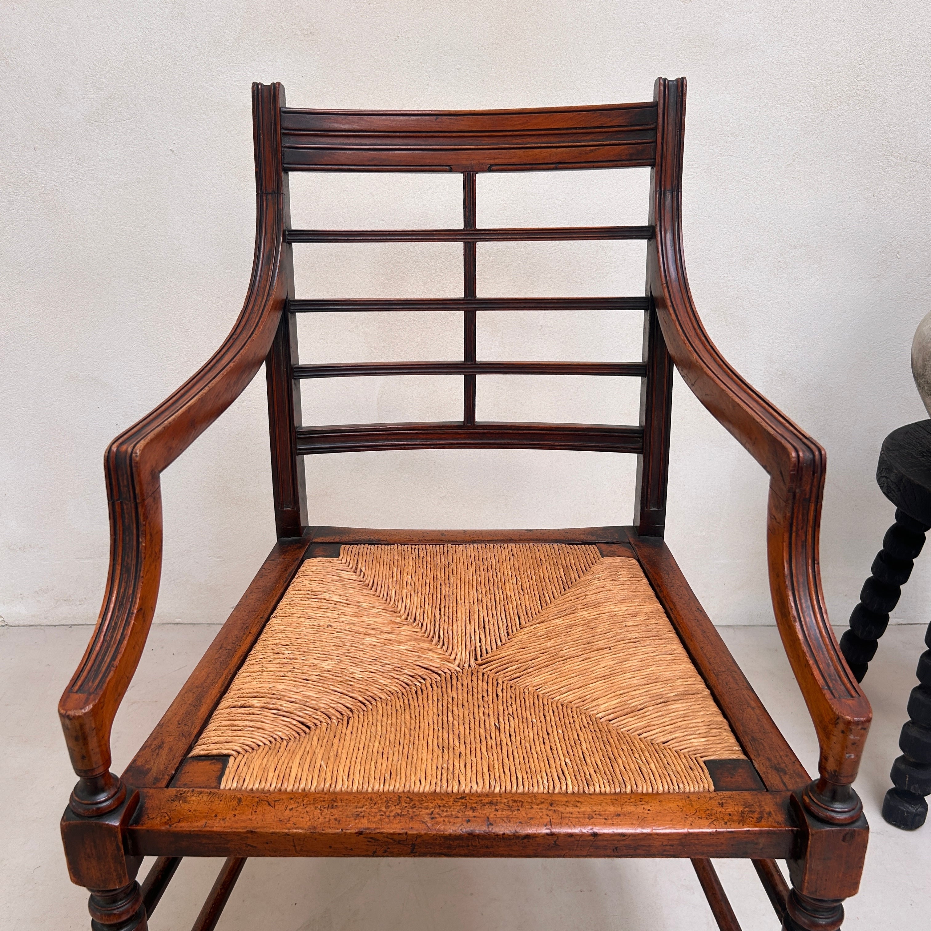 Antique Cane Seat Chair | Windsor