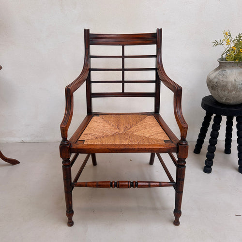 Antique Cane Seat Chair | Windsor