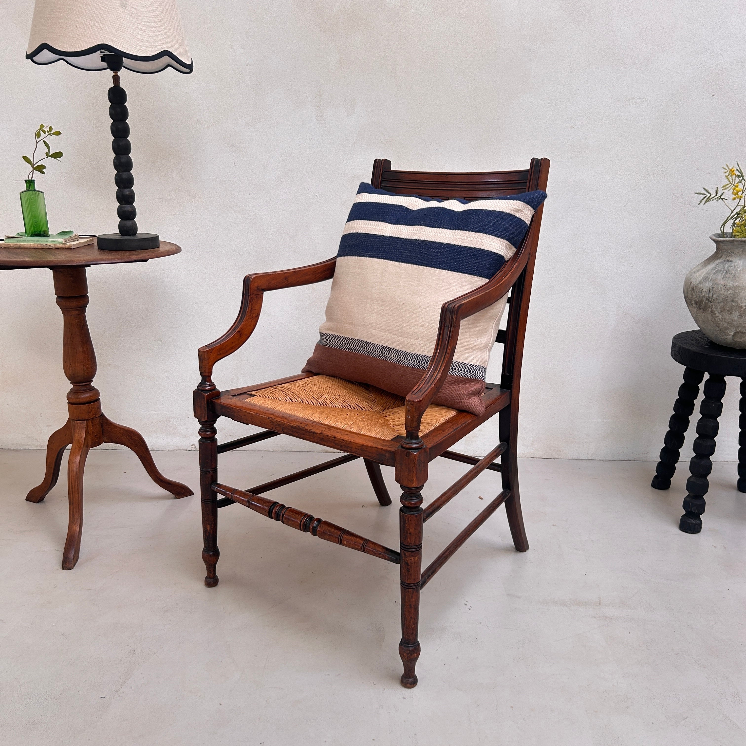 Antique Cane Seat Chair | Windsor