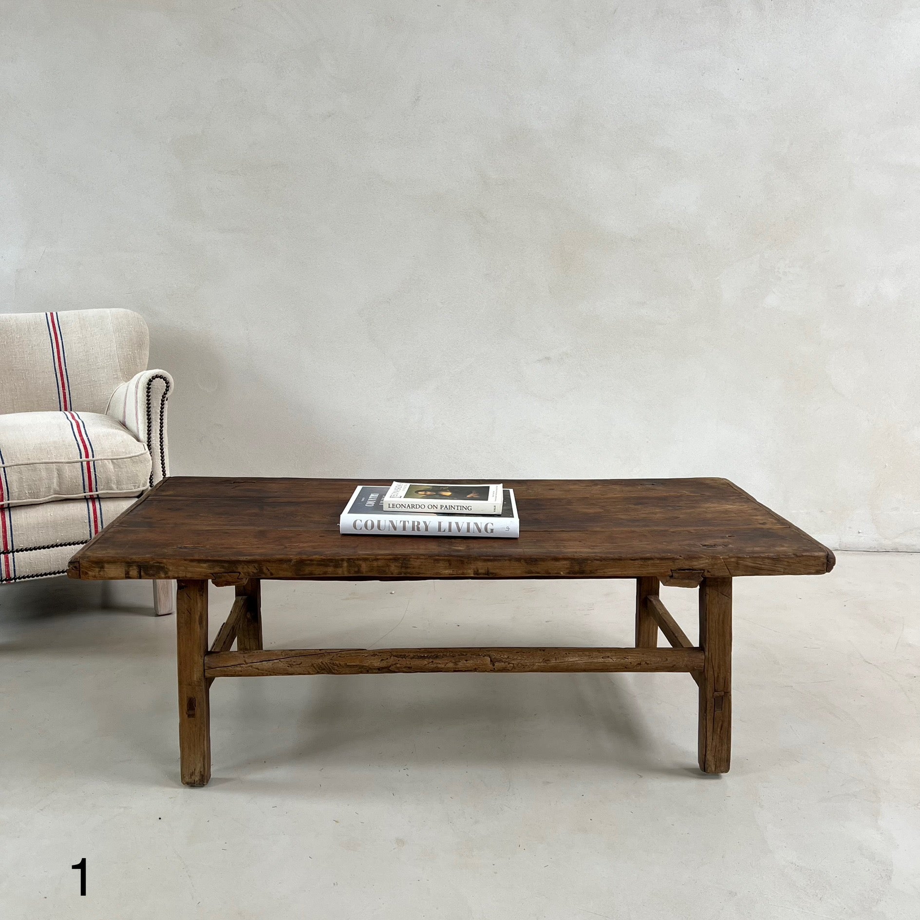 Antique Dark Wood Coffee Tables