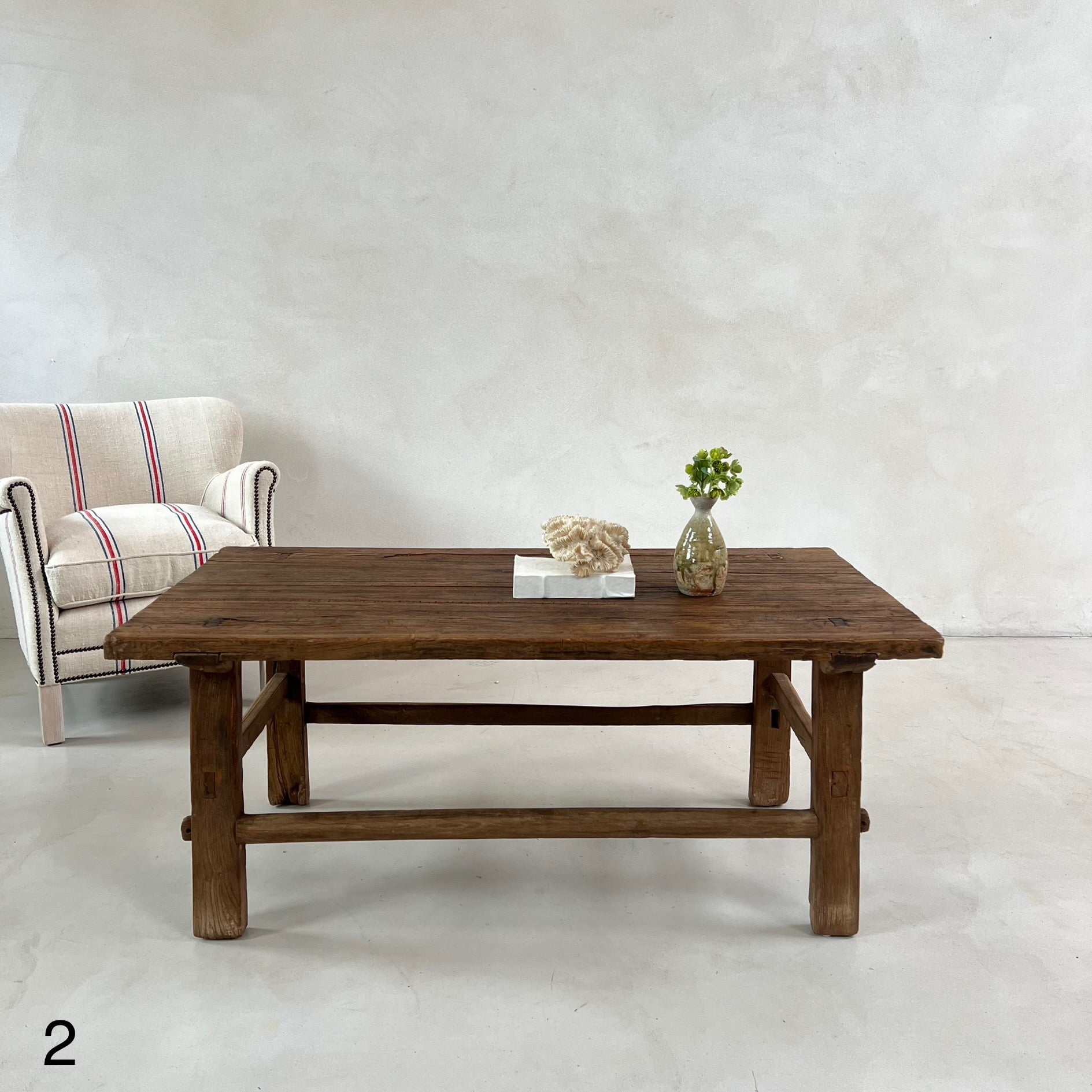 Antique Dark Wood Coffee Tables