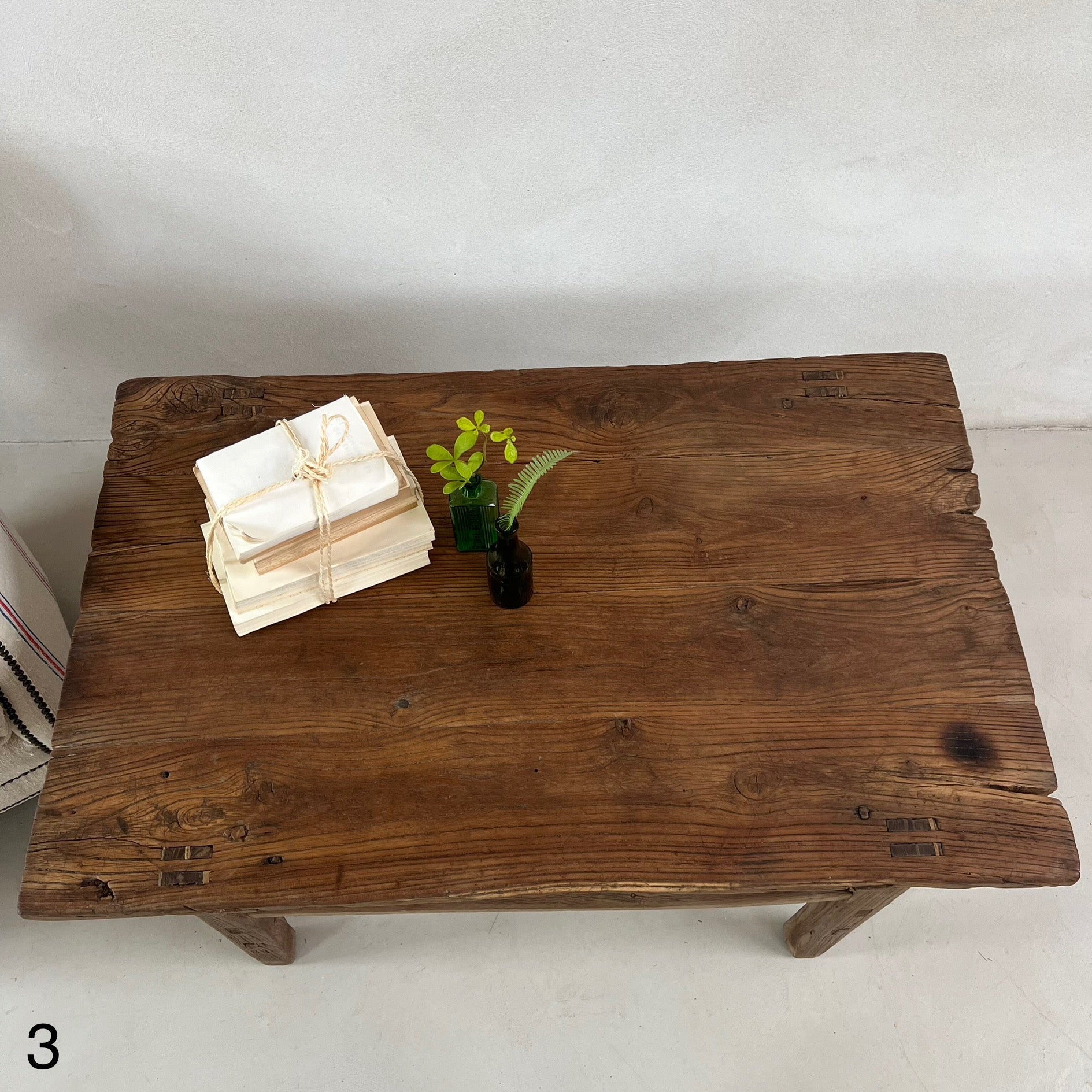 Antique Dark Wood Coffee Tables