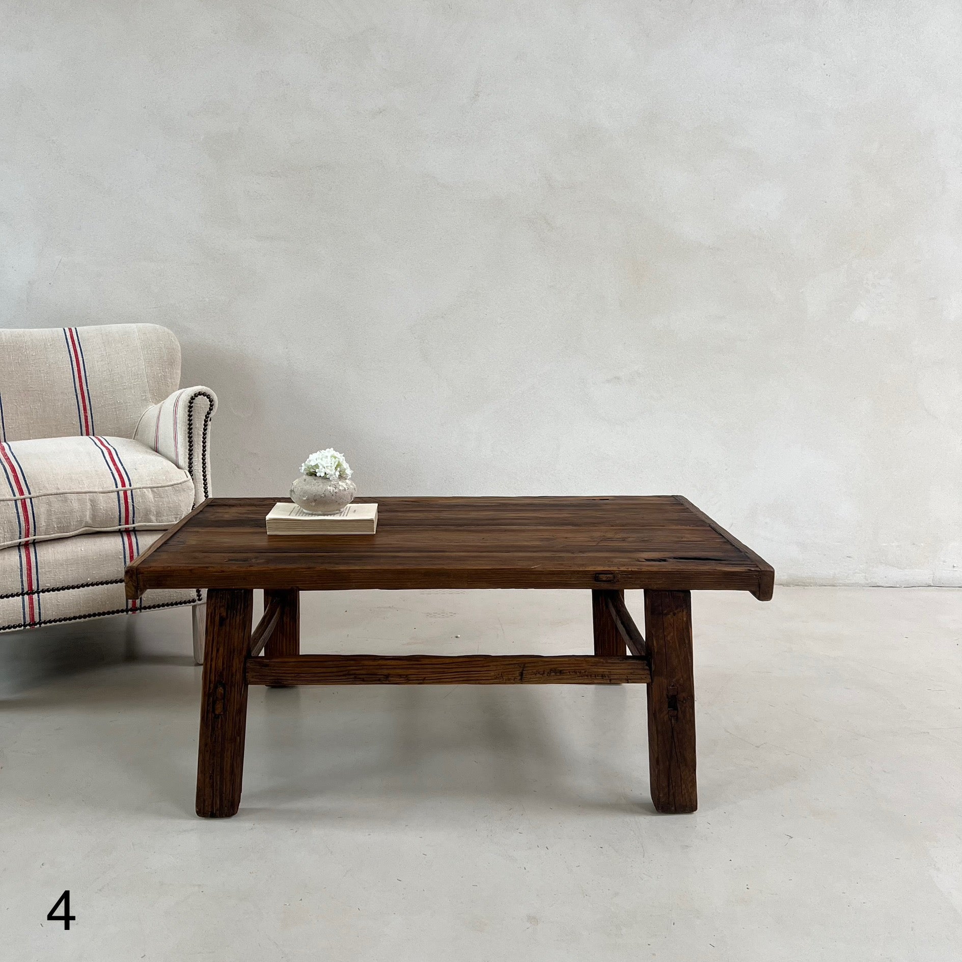 Antique Dark Wood Coffee Tables