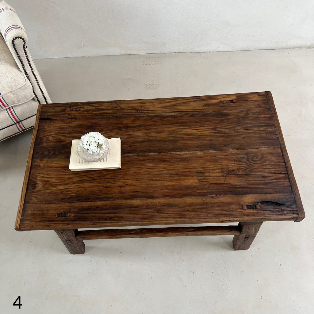 Antique Dark Wood Coffee Tables