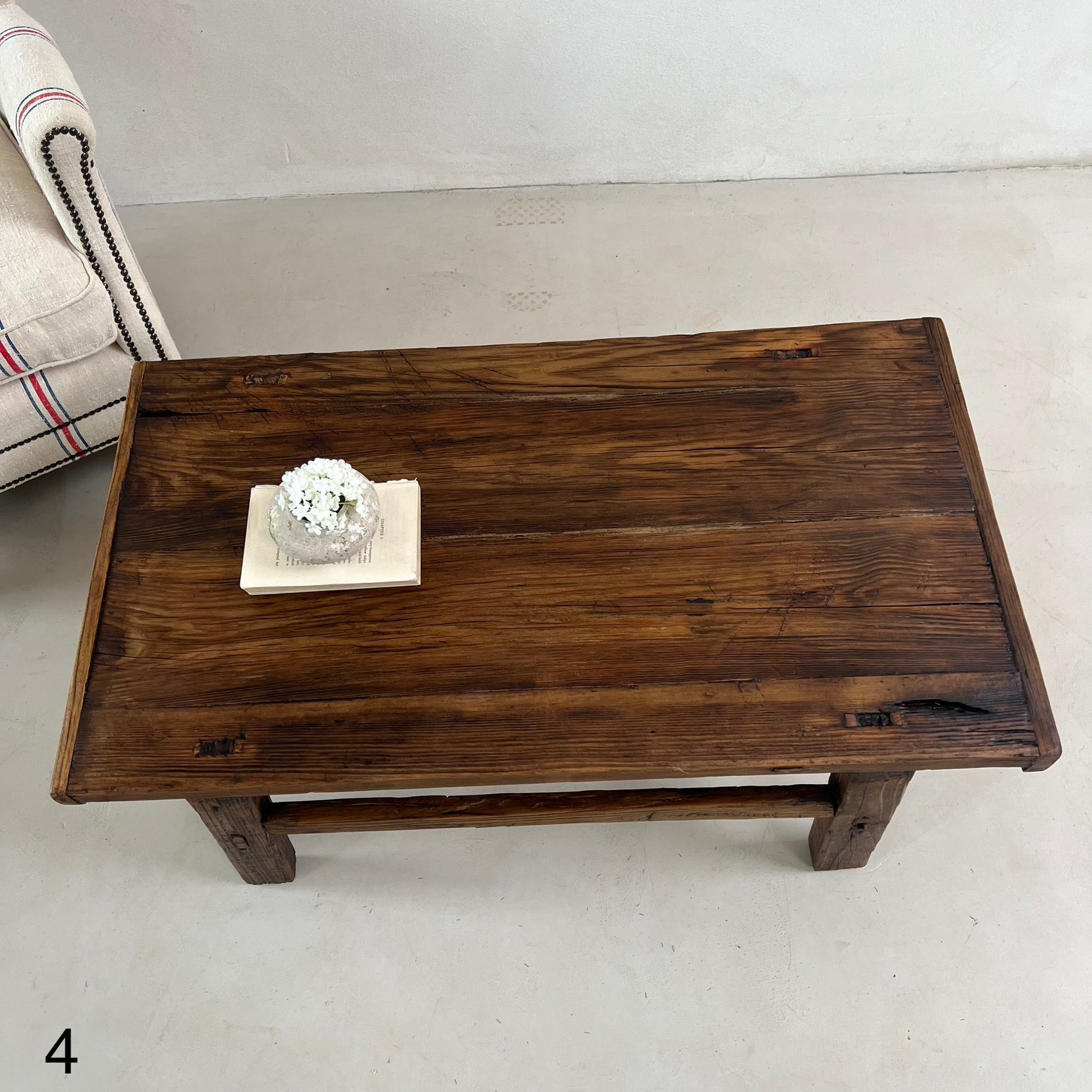 Antique Dark Wood Coffee Tables