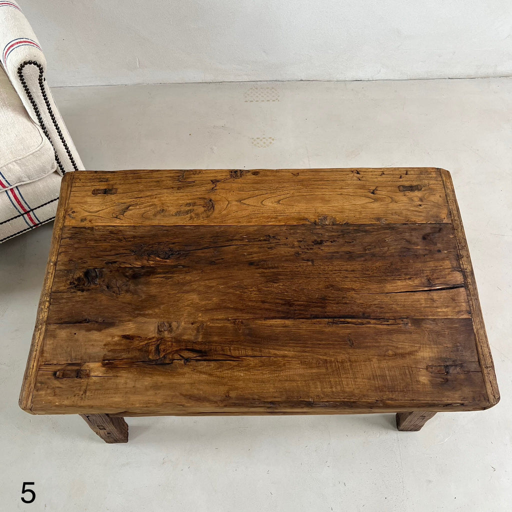 Antique Dark Wood Coffee Tables