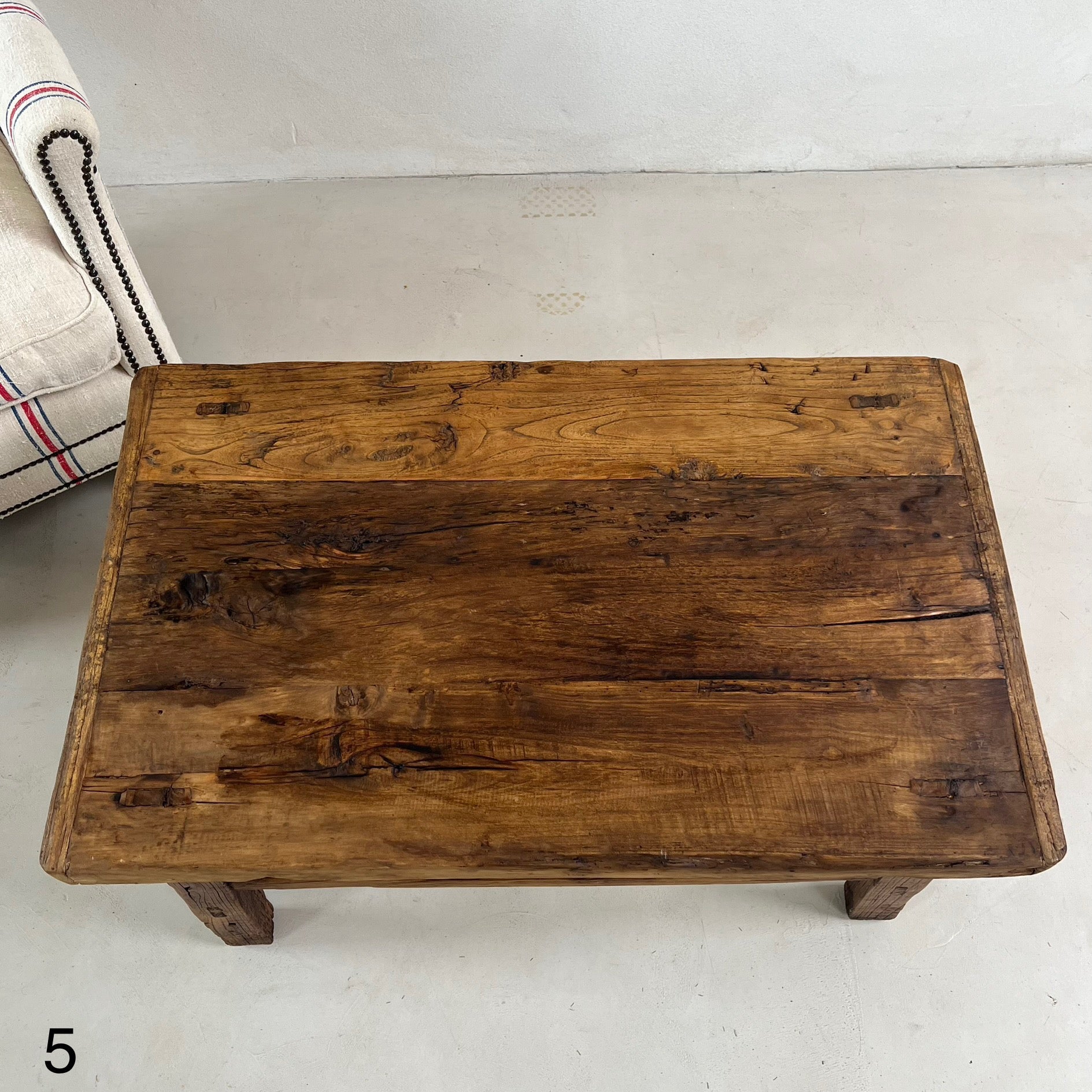 Antique Dark Wood Coffee Tables