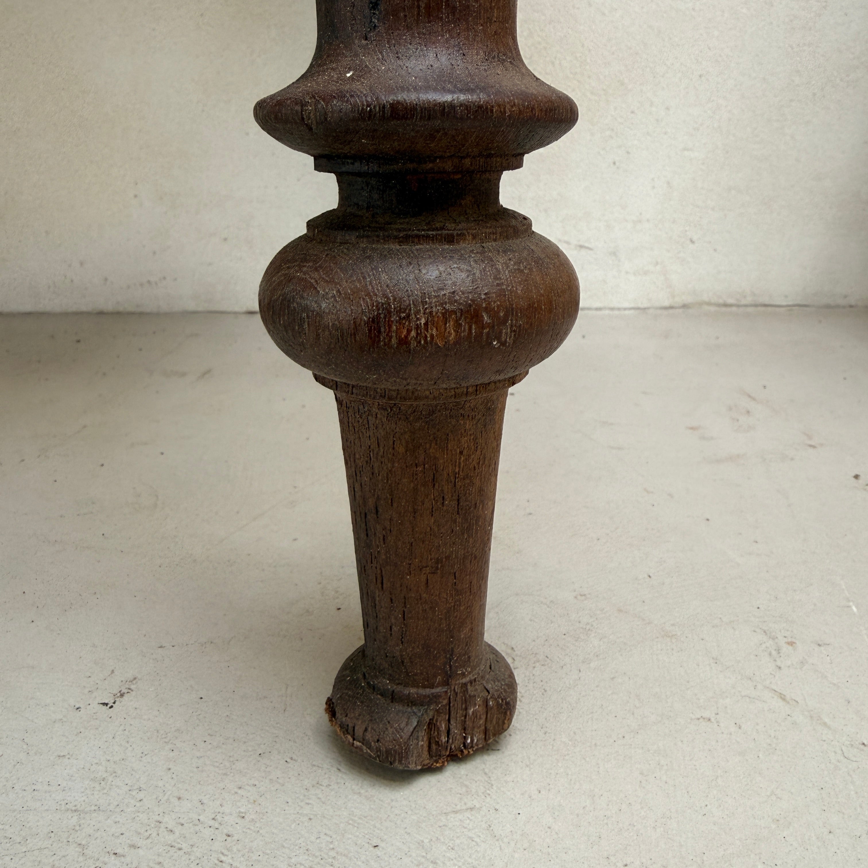 Antique Dark Wood Desk | Harry