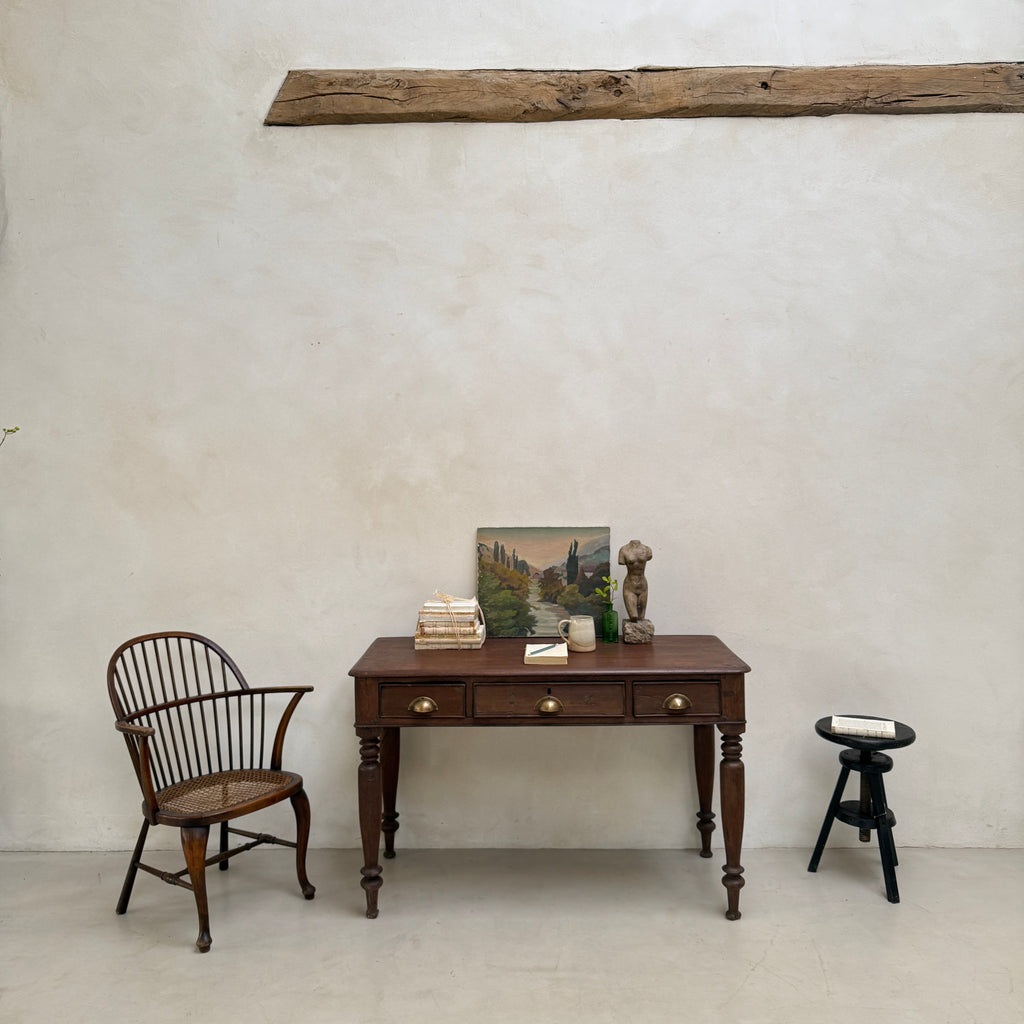 Antique Dark Wood Desk | Harry