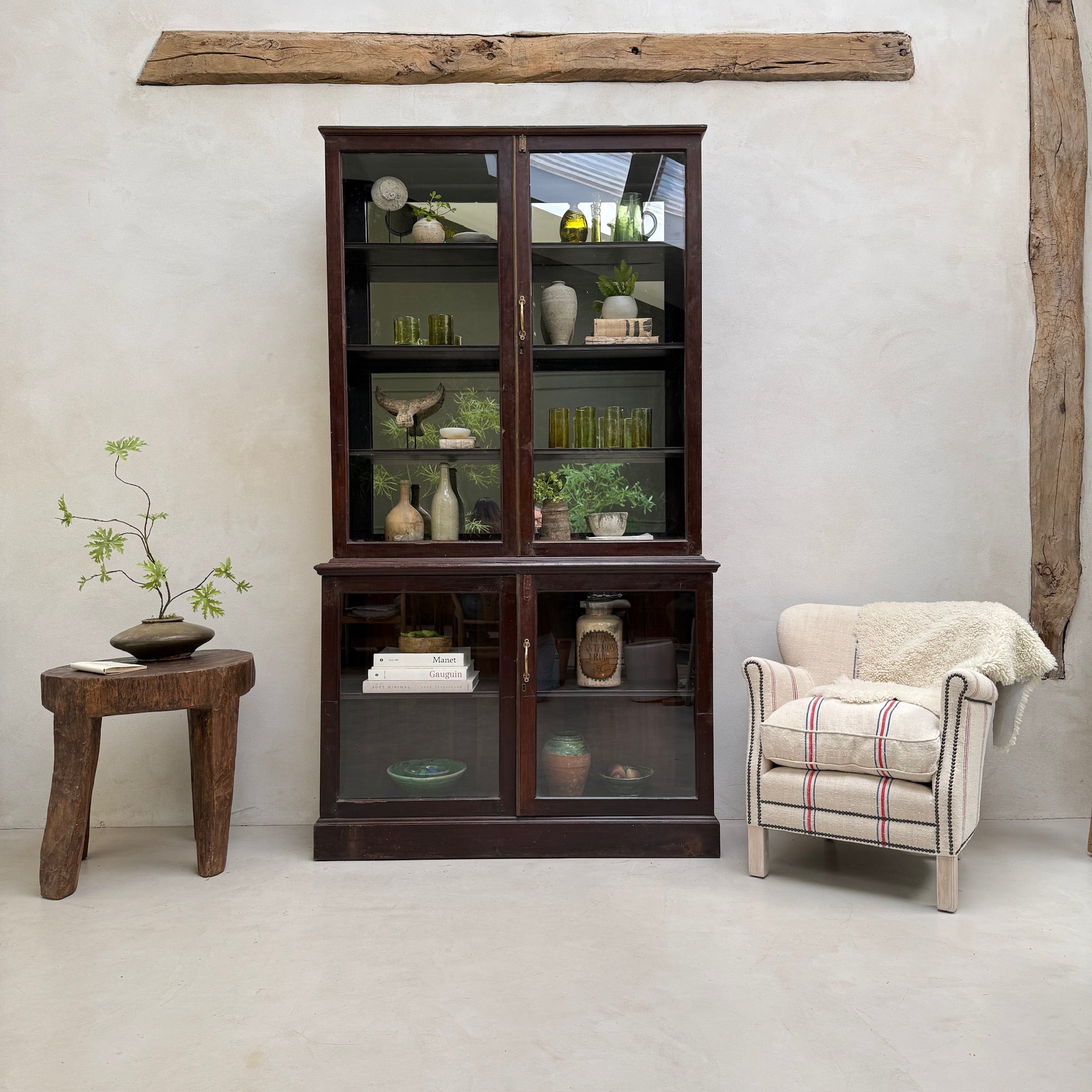 Antique Glass Display Cabinet | Meryl