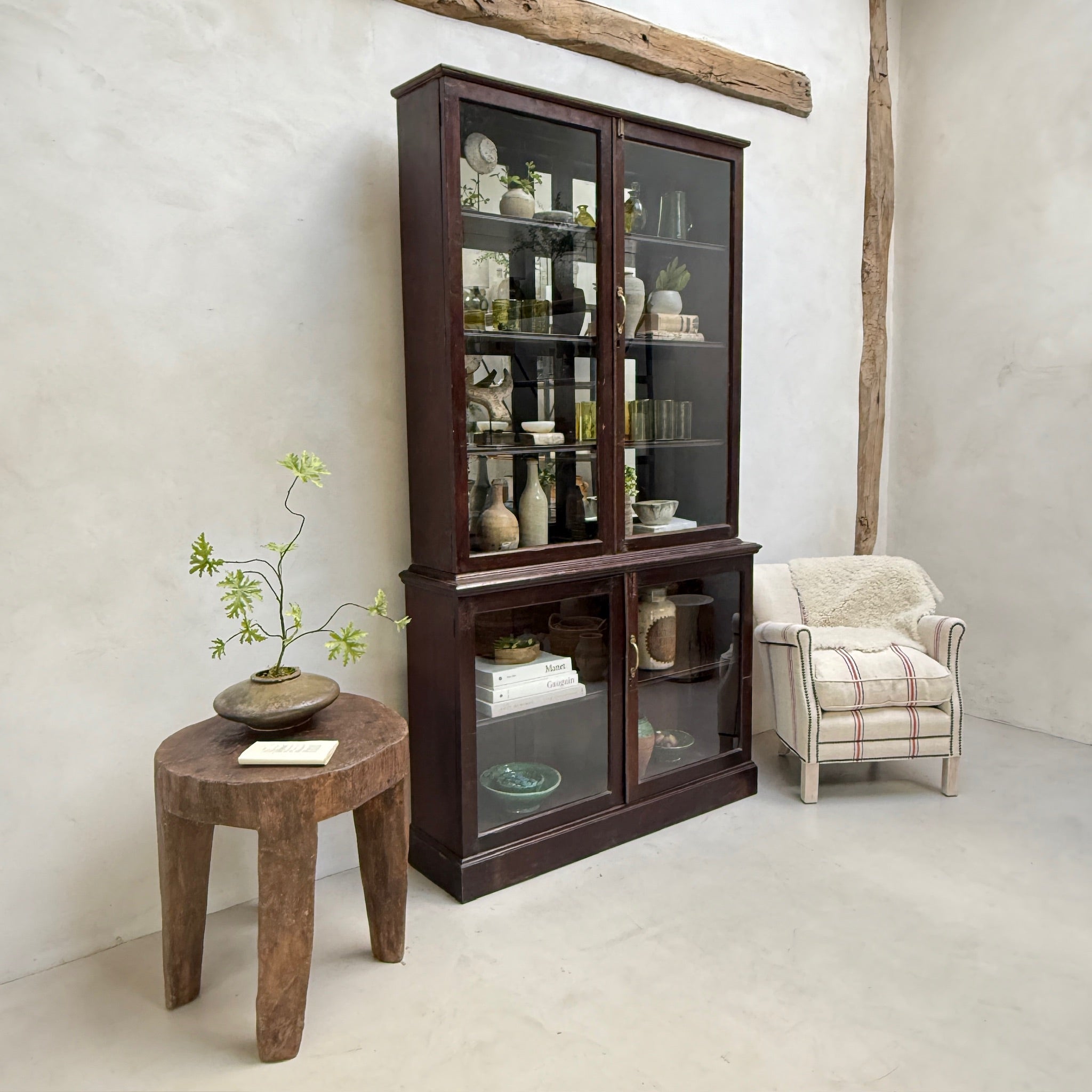 Antique Glass Display Cabinet | Meryl