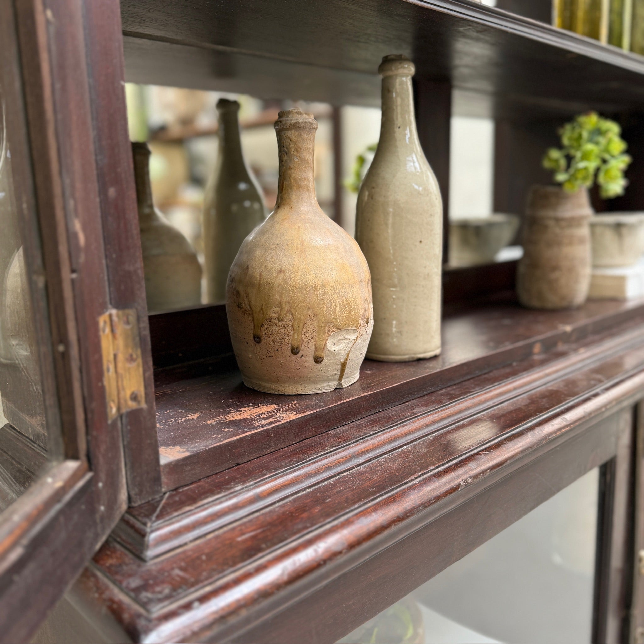 Antique Glass Display Cabinet | Meryl
