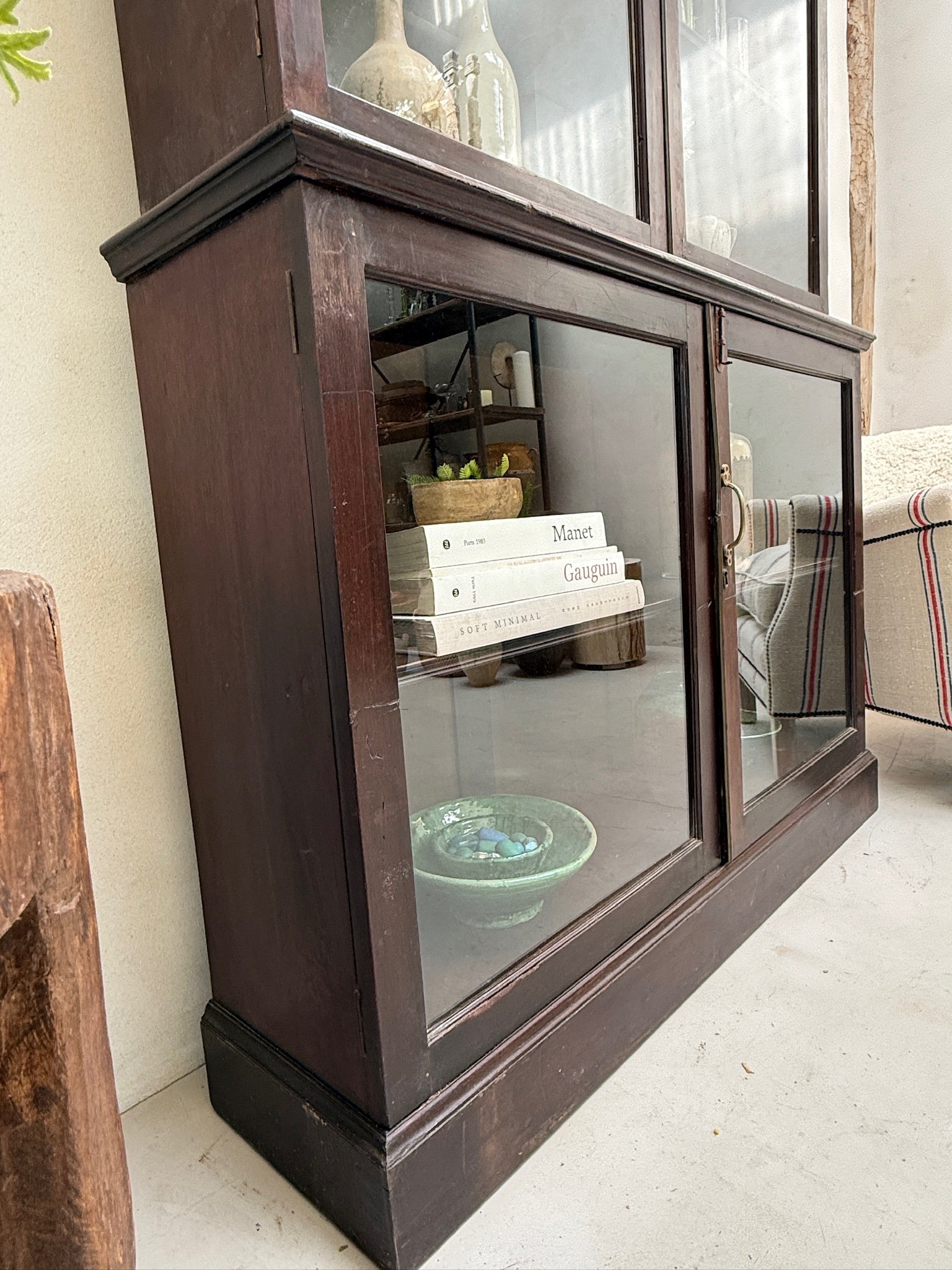 Antique Glass Display Cabinet | Meryl