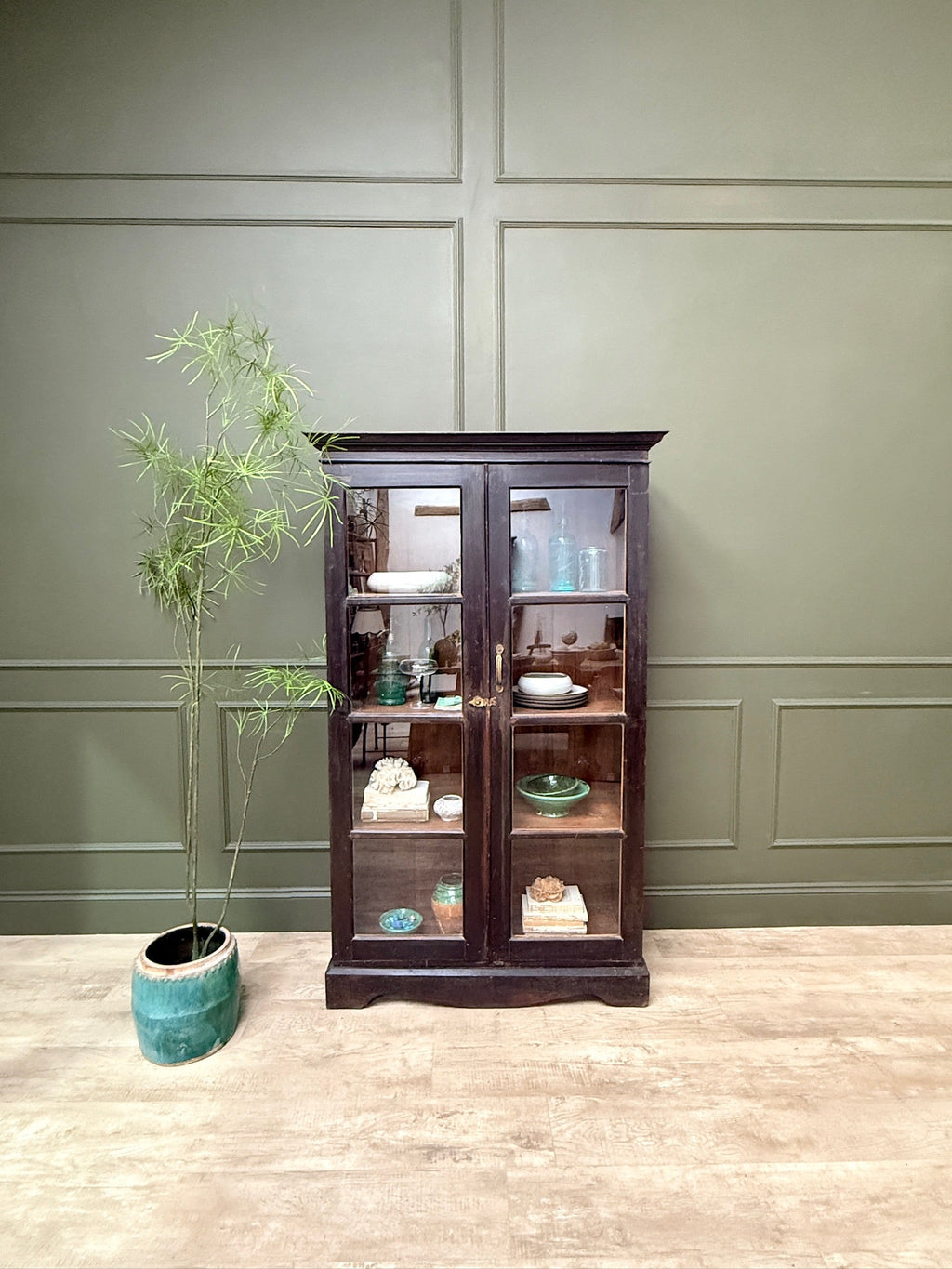 Antique Glazed Cupboard | Darcy
