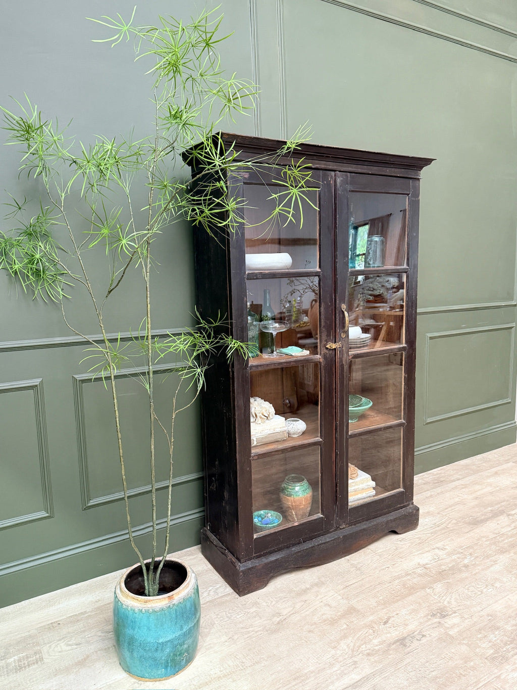 Antique Glazed Cupboard | Darcy