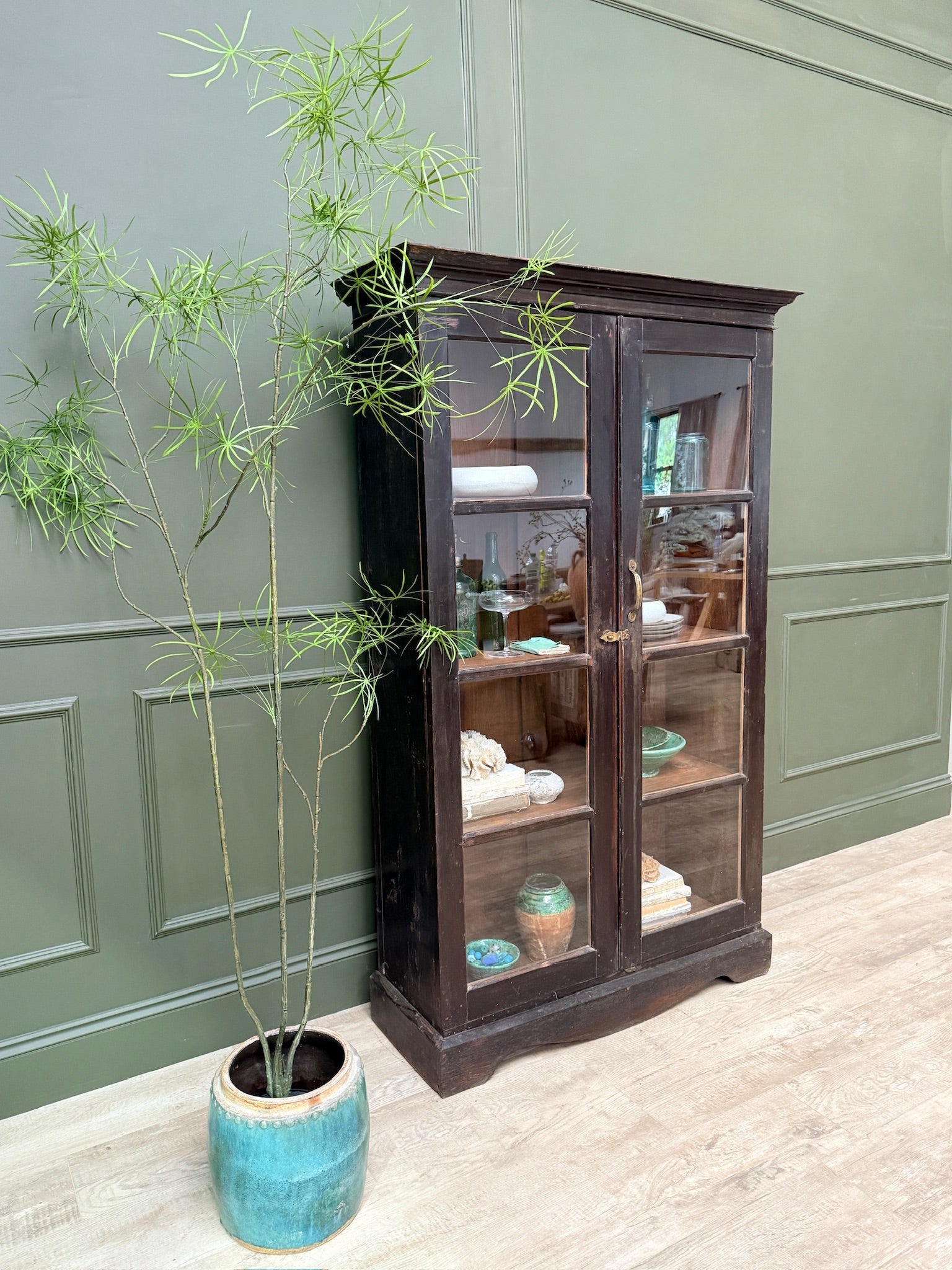 Antique Glazed Cupboard | Darcy