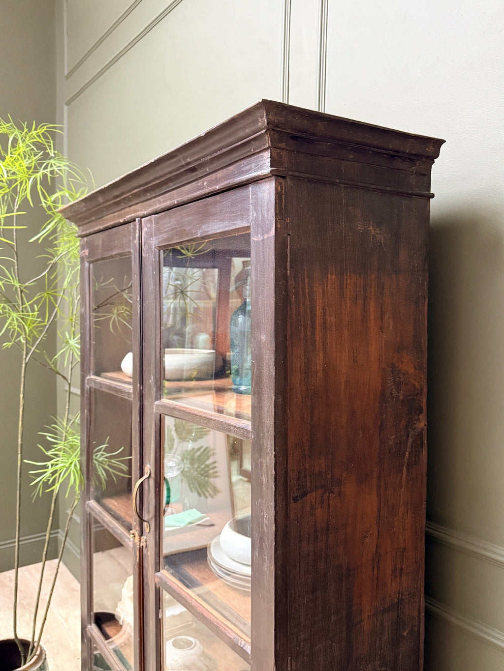 Antique Glazed Cupboard | Darcy