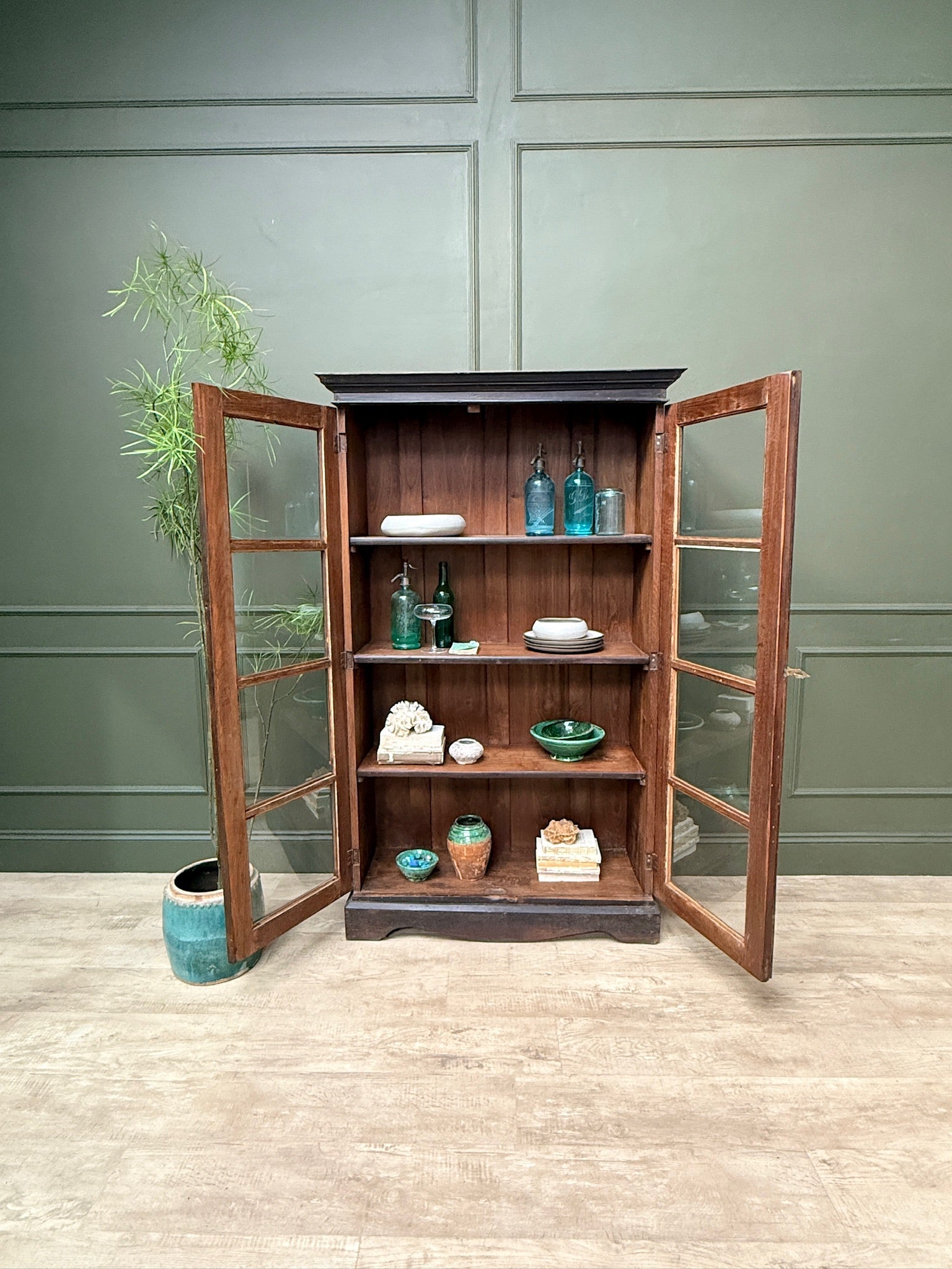 Antique Glazed Cupboard | Darcy