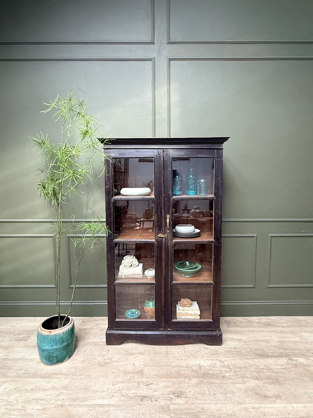 Antique Glazed Cupboard | Darcy
