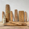 Antique Moroccan wedding contract on argan wood
