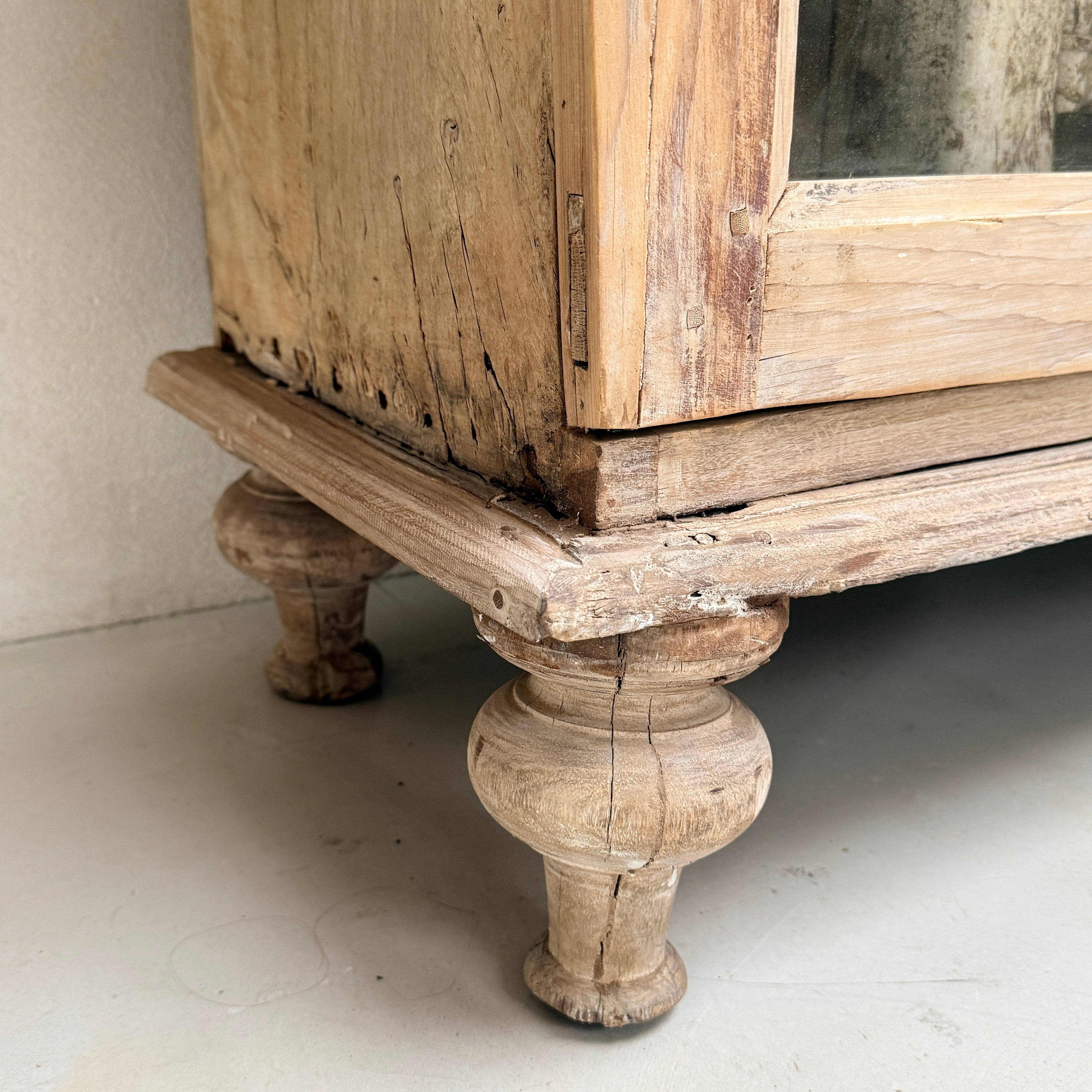 Antique Pine Glazed Armoire | Bourton