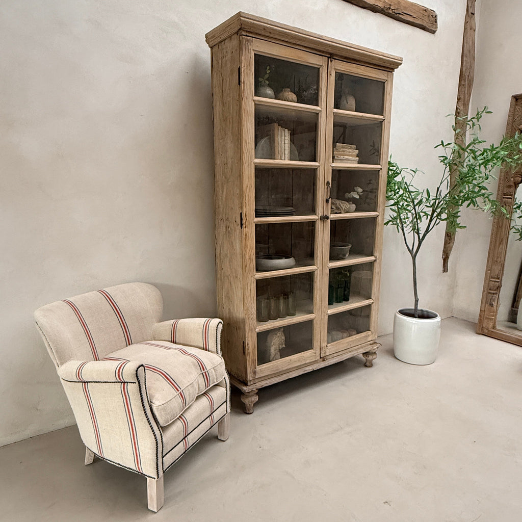 Antique Pine Glazed Armoire | Bourton