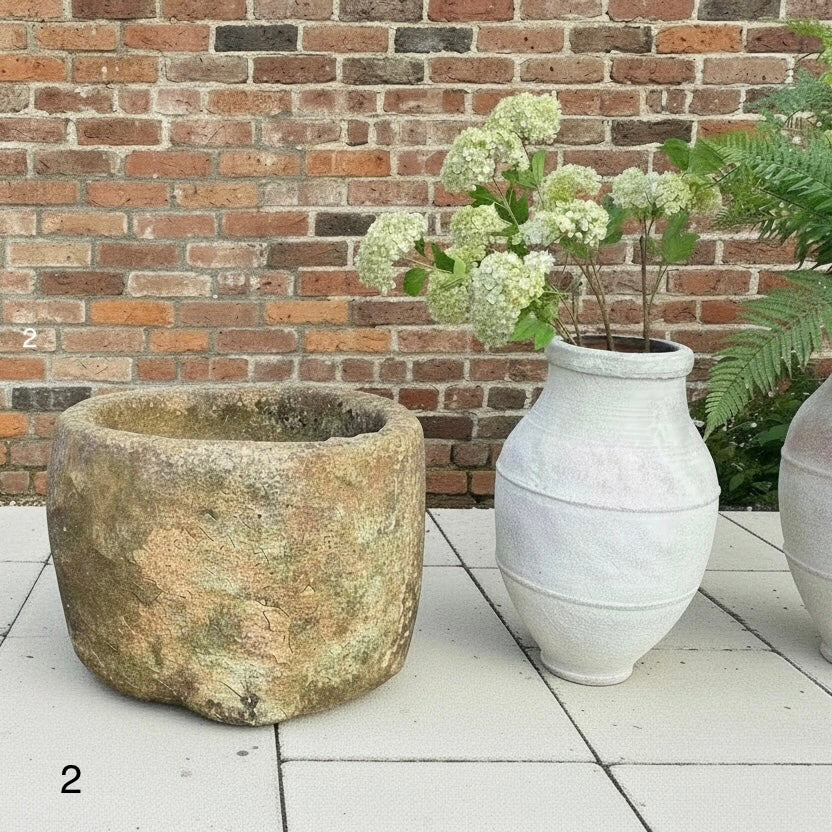 Antique Round Stone Trough