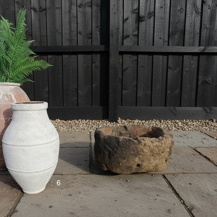 Antique Round Stone Trough