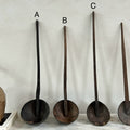 Antique coconut wooden spoons