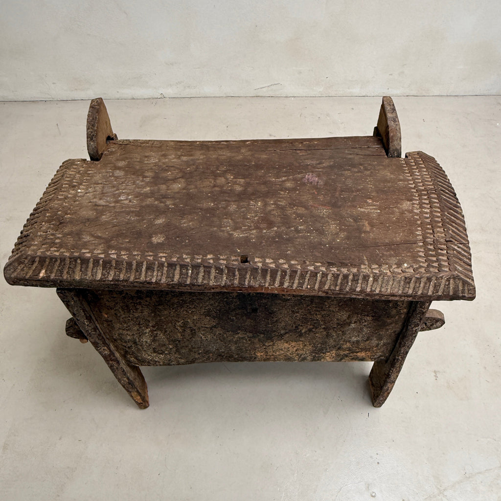 Antique wooden coffer storage box | Sandoor