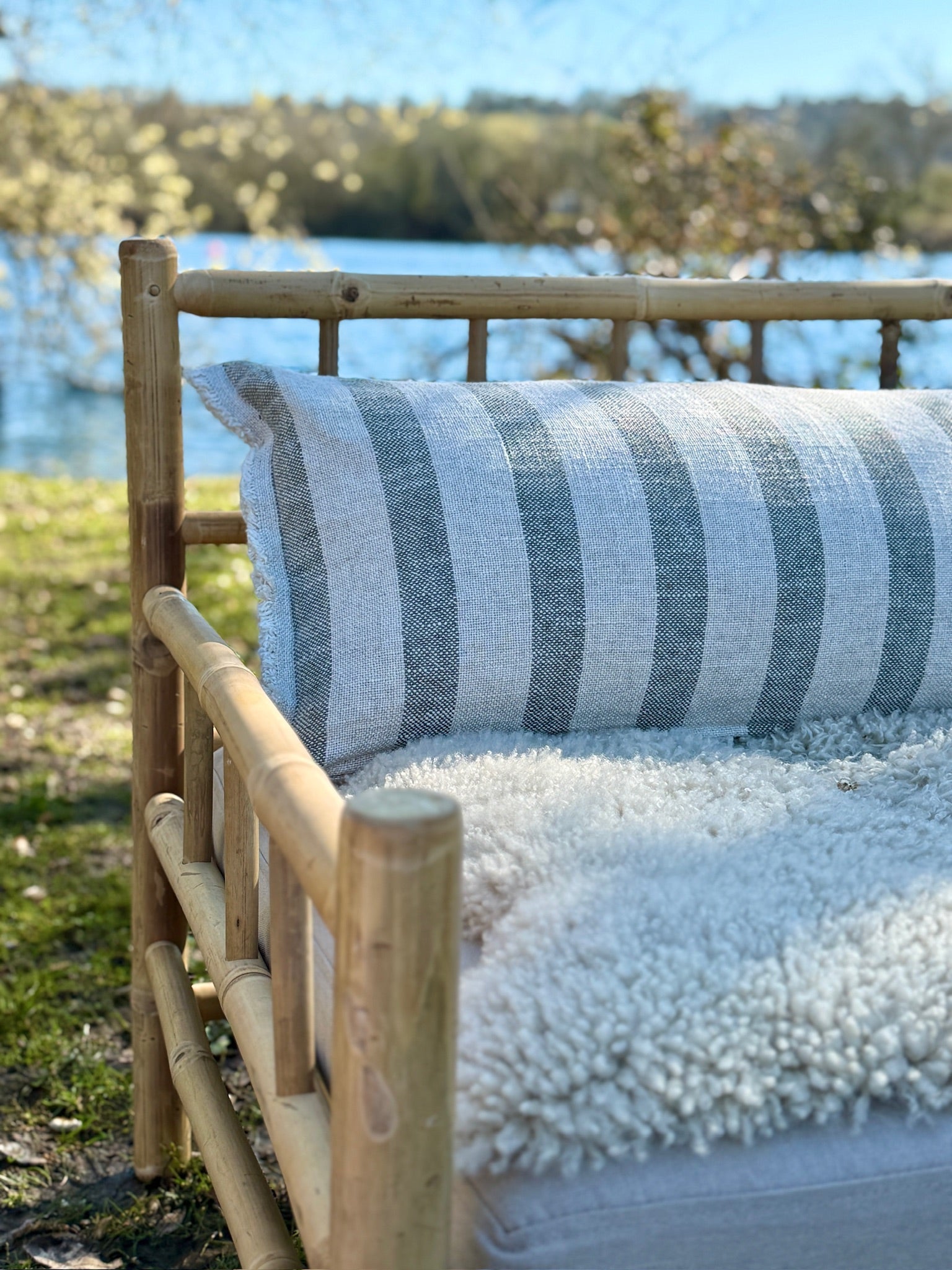 Bamboo Outdoor Garden Seating Set