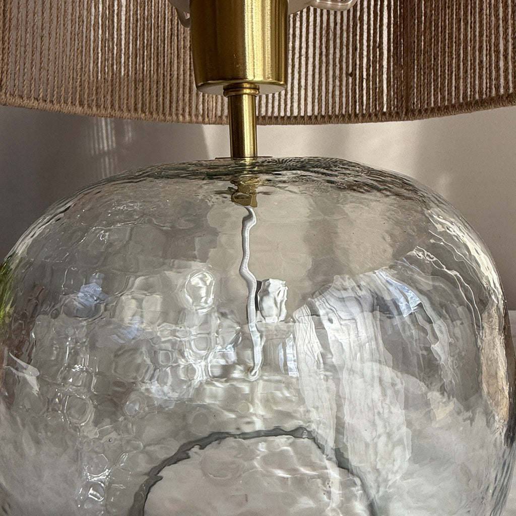 Clear Glass Carboy Table Lamp | Eliza