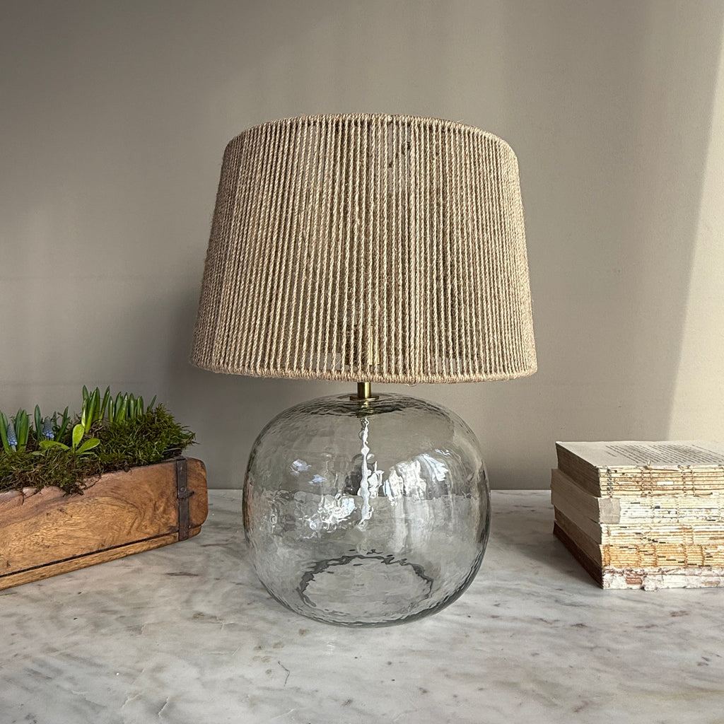 Clear Glass Carboy Table Lamp | Eliza