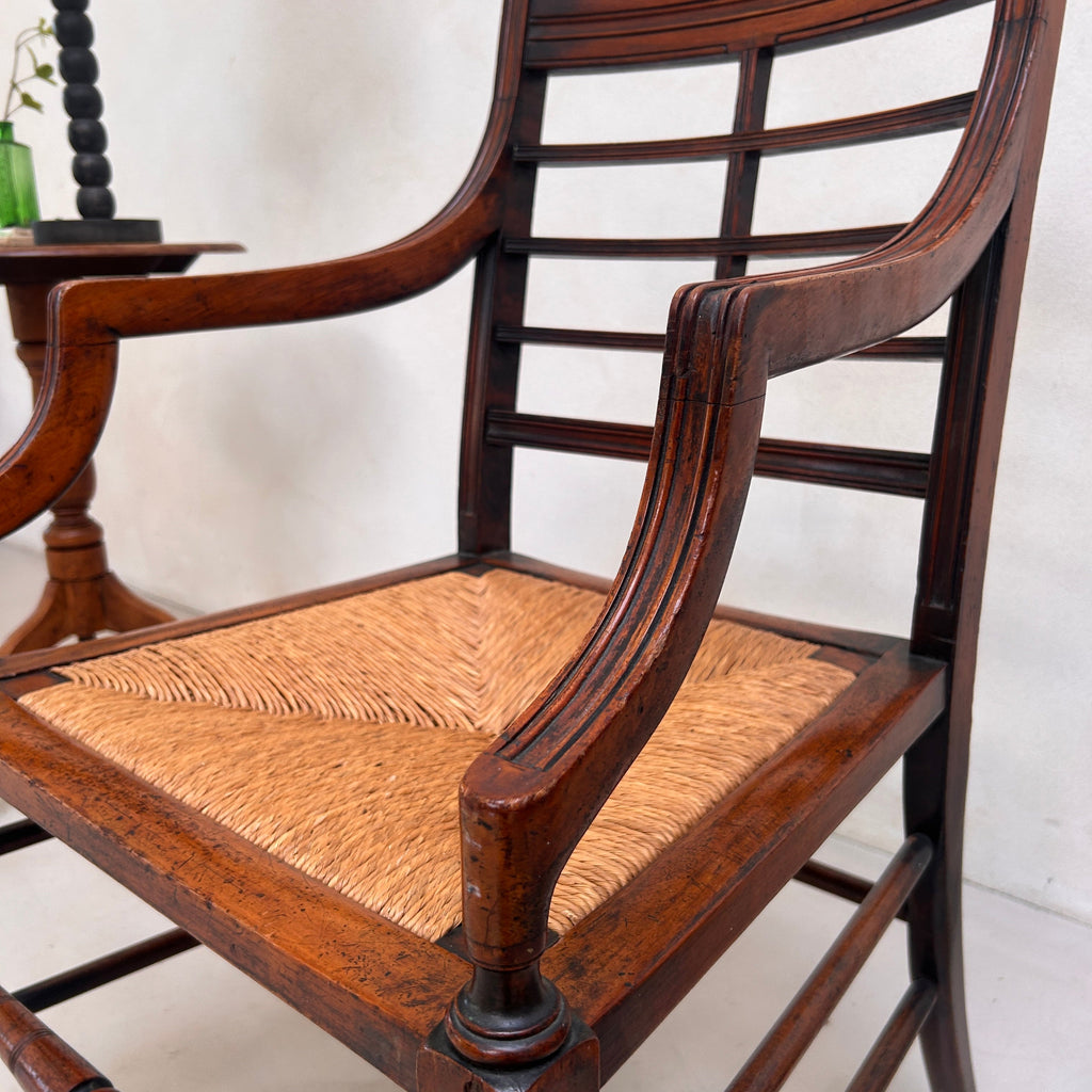 Antique Cane Seat Chair | Windsor