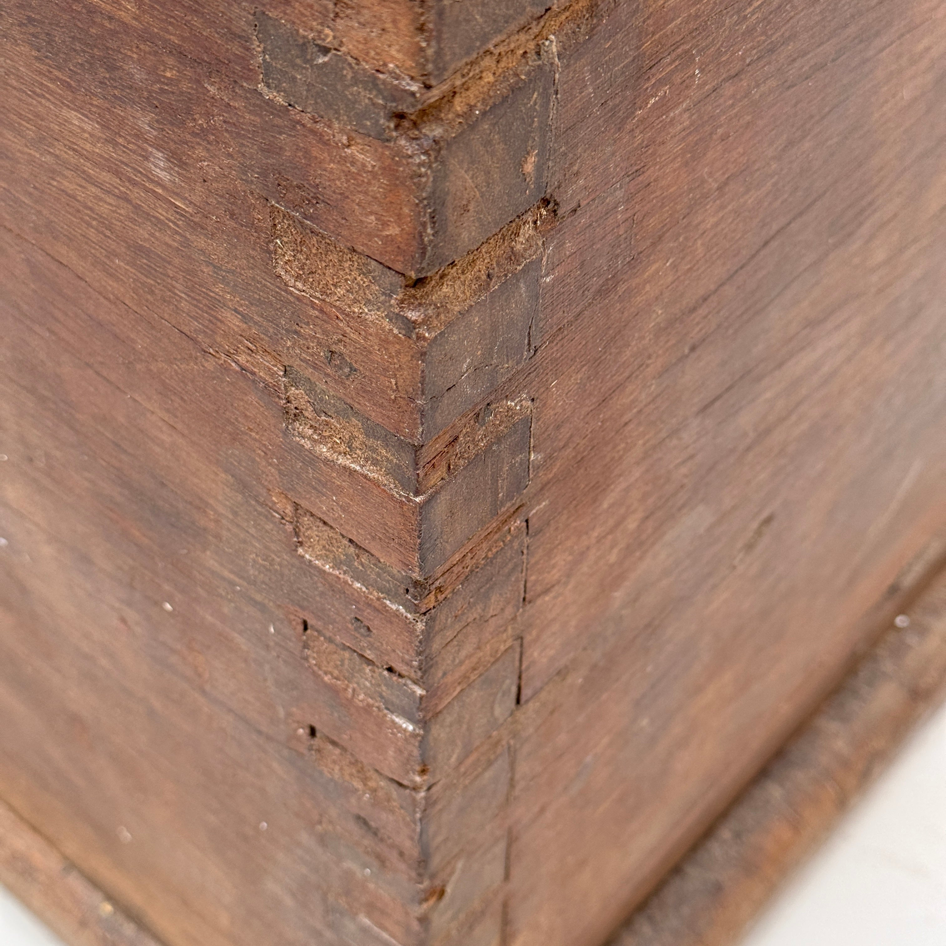 Antique solid teak blanket box storage trunk | Bray