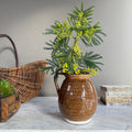 Decorative jug brown glaze | Betty