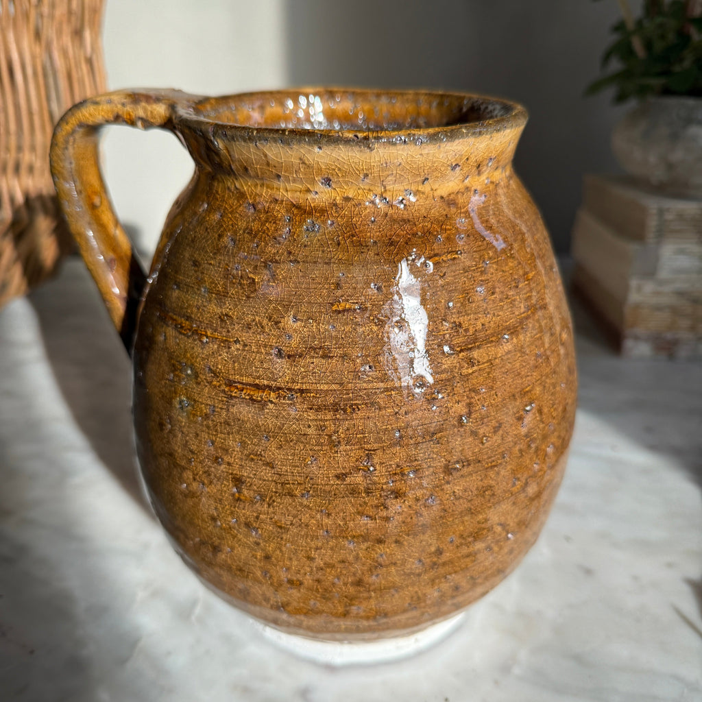 Decorative jug brown glaze | Betty