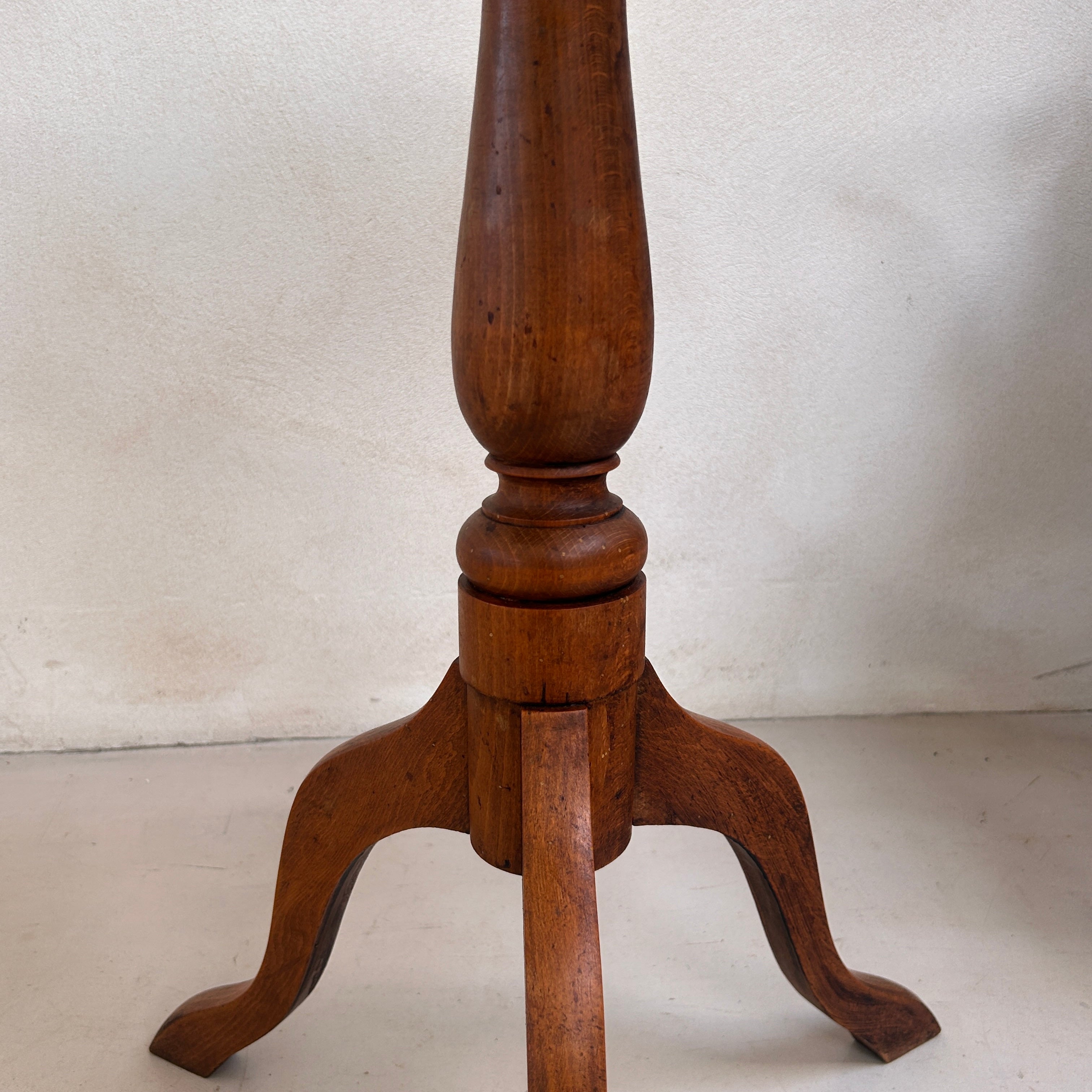 English Antique dark wood side table | Joko