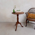 English Antique dark wood side table | Joko